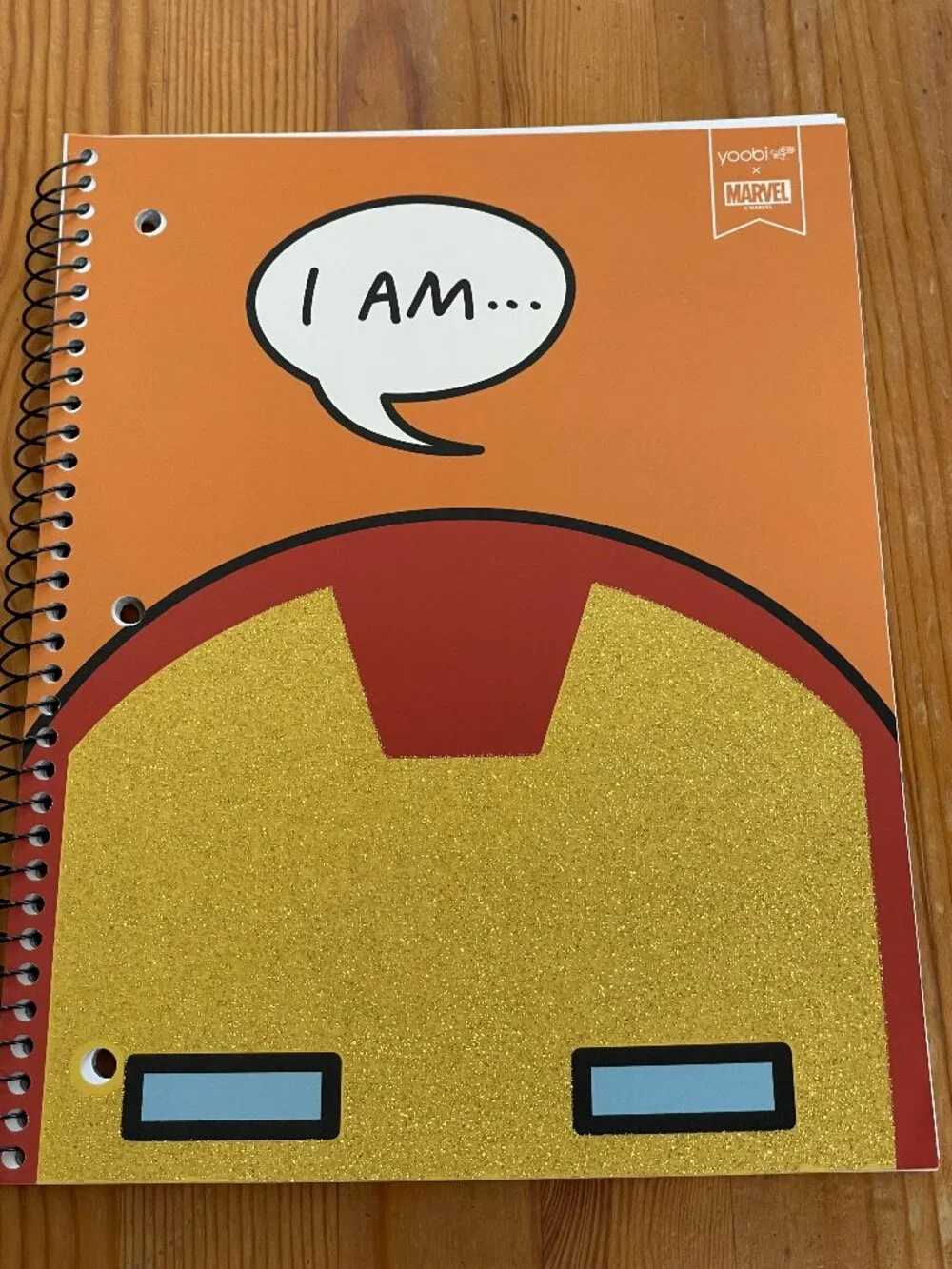 Marvel x Yoobi Iron Man Spiral Notebook